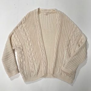 Knit Off White Cardigan
